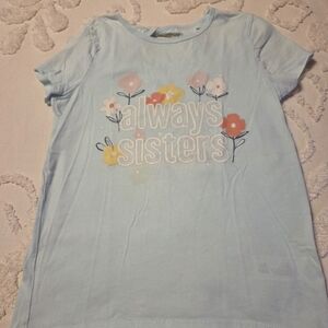 Charming Kids Light Blue 'Always Sisters' T-Shirt